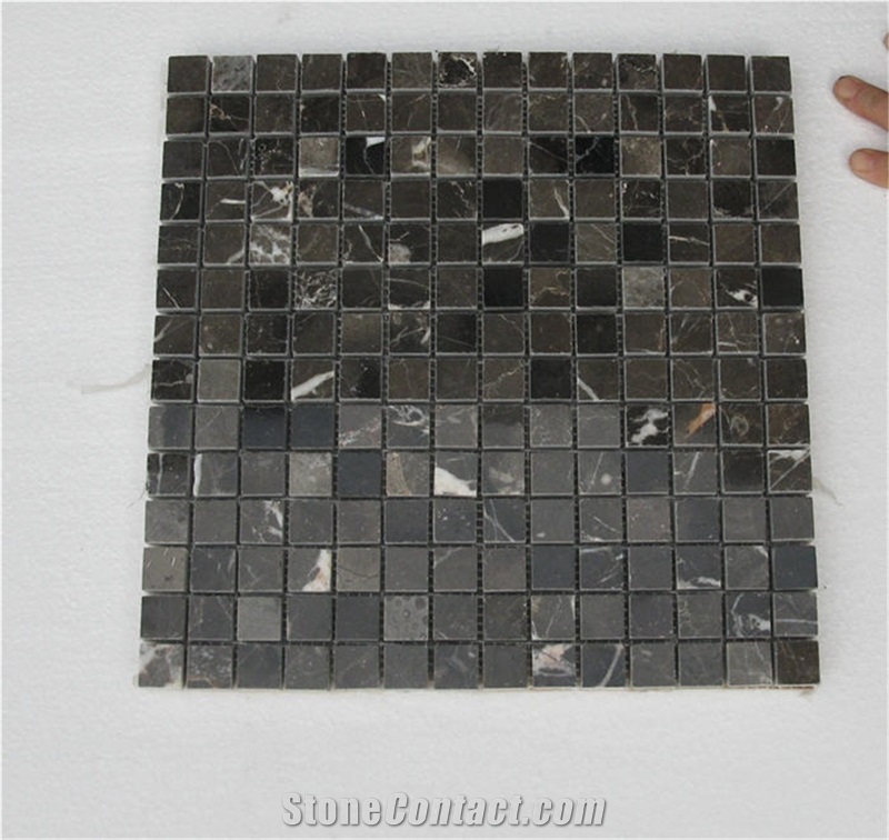 Black Ceramic Mosaic Porcelain Mosaic